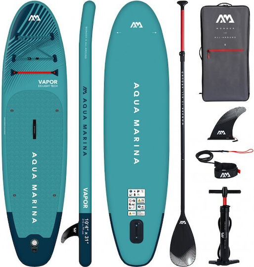 Vapor 10’4” Φουσκωτή Σανίδα SUP με Μήκος 3.15m Πράσινη